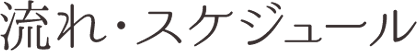 流れ・スケジュール